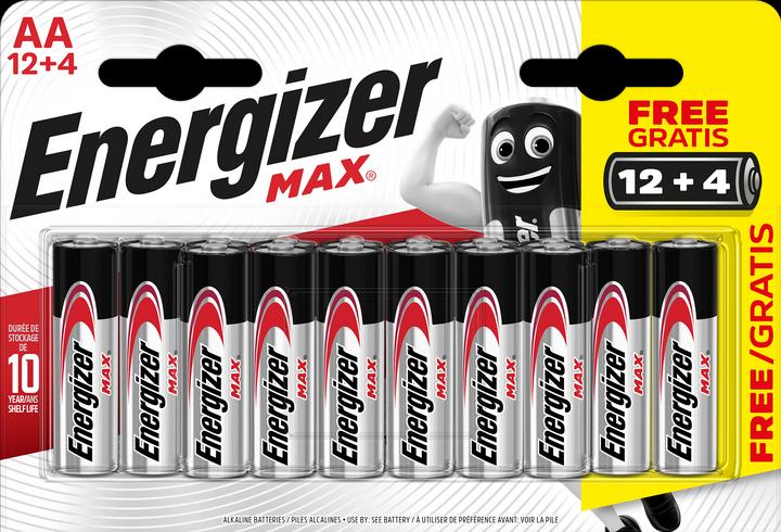 Produktbild Energizer Max Alkaline (16 Stk., AA, 2700 mAh)