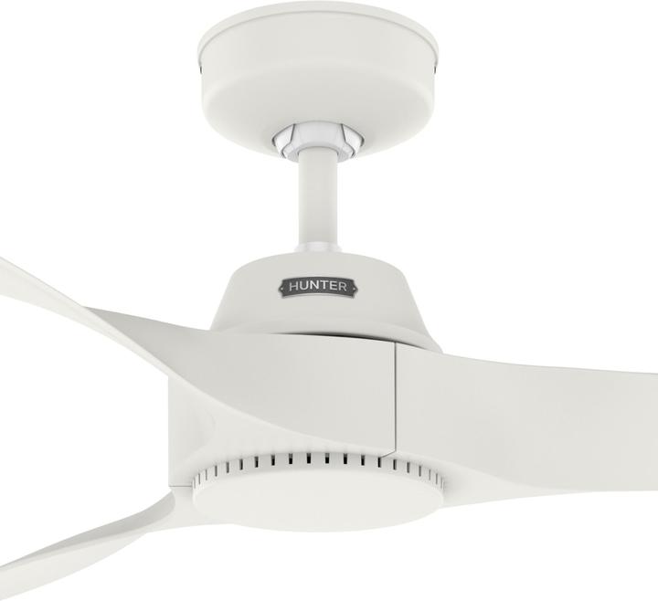 Immagine prodotto Hunter Fans DC Deckenventilator Canberra Weiss mit Fernbedienung (39 dB)