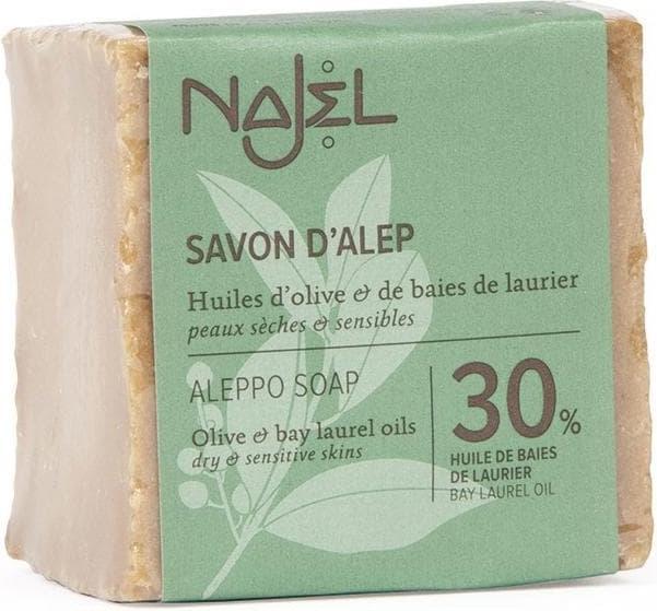 Actual product image Najel Savon Alep 30 HBL (Hard soap)