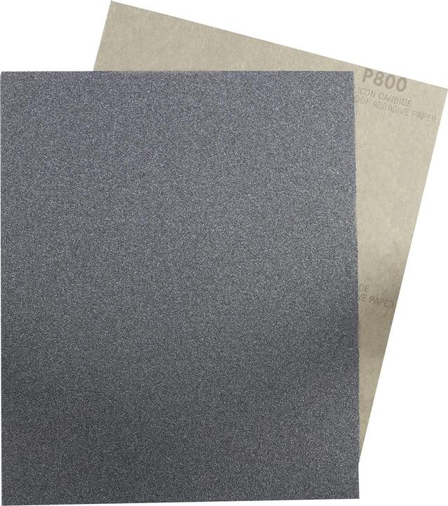 Produktbild RS PRO Schleifpapier P800 (Sehr Fein), Siliziumkarbid, 25 Stück (P800)