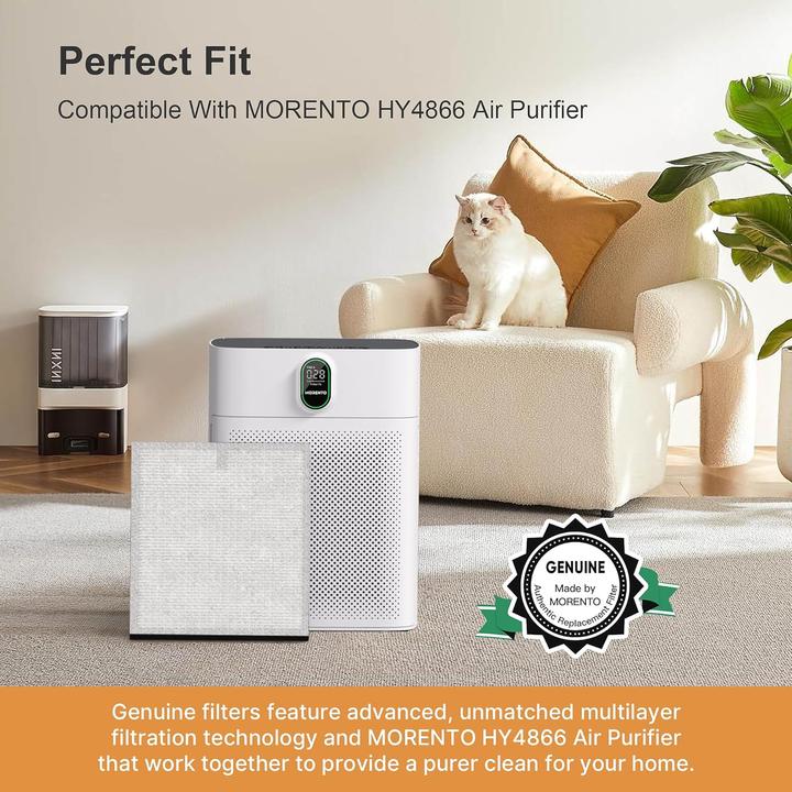 Produktbild Morento HY4866 Luftreiniger HEPA-Ersatzfilter im 2er-Pack (2x)