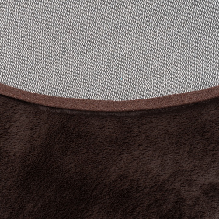 Produktbild Pergamon Luxus Super Soft Fellteppich Plush Rund (120 x 120 cm)