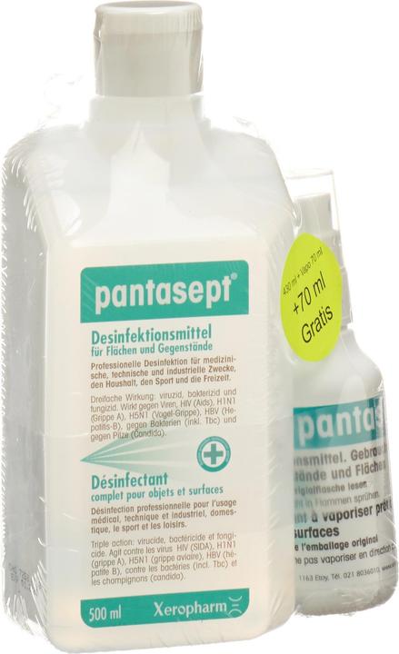 Actual product image Pantasept Disinfection solution set 430 + 70ml (586 g)