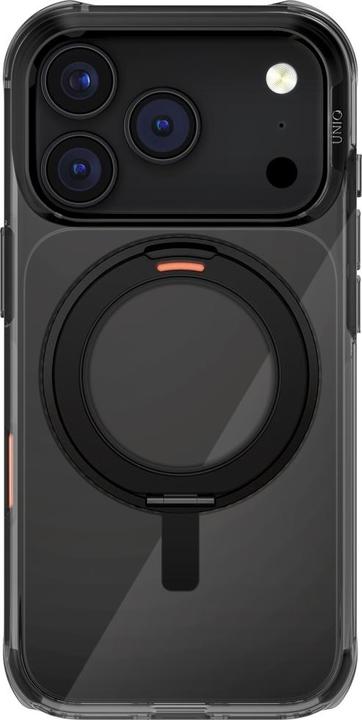 Actual product image Uniq Swivix Case for iPhone 17 Pro 360 Rotating Kickstand Black (Apple iPhone 17 Pro)