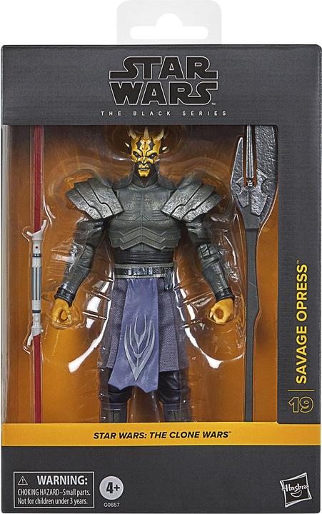 Produktbild Hasbro Star Wars: The Clone Wars Black Series Actionfigur Savage Opress 15 cm