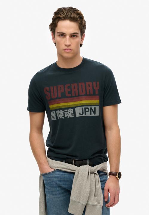 Actual product image Superdry Japan Stripe Relaxed Tee (XL)