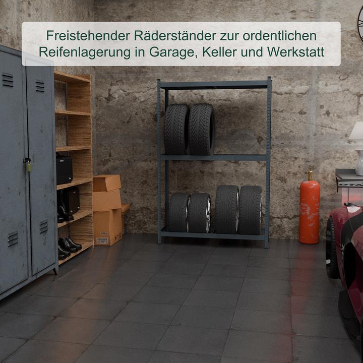 Actual product image Relaxdays Tyre rack