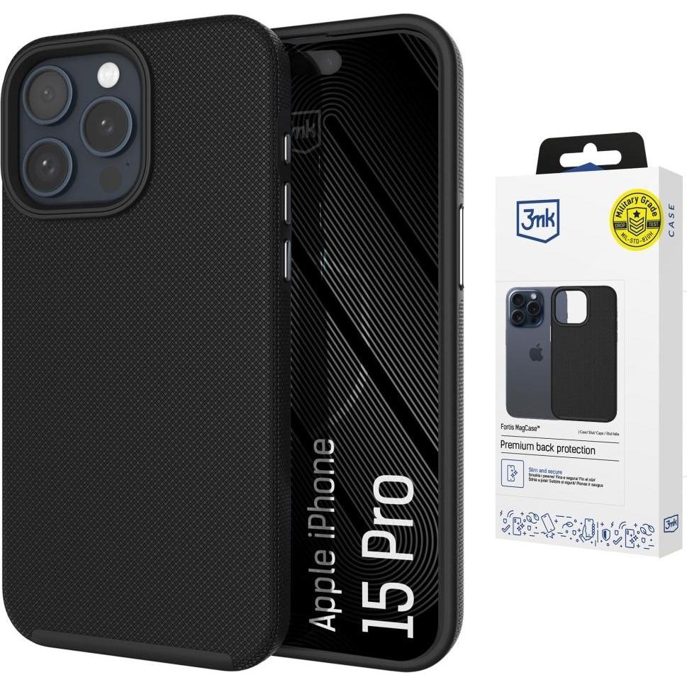 3MK Apple iPhone 15 Pro - Fortis MagCase (Apple iPhone 15 Pro), Cover smartphone