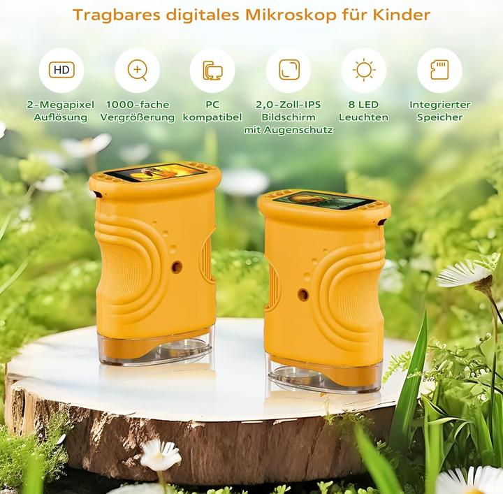 Actual product image Leciptekb Digitales Mikroskop für Kinder
