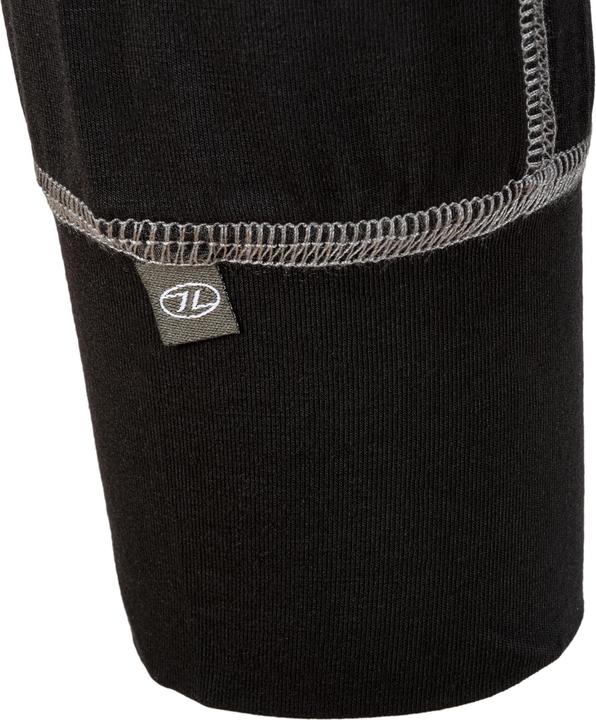 Actual product image Highlander Bamboo 190 Mens L/S Top Black L (L)