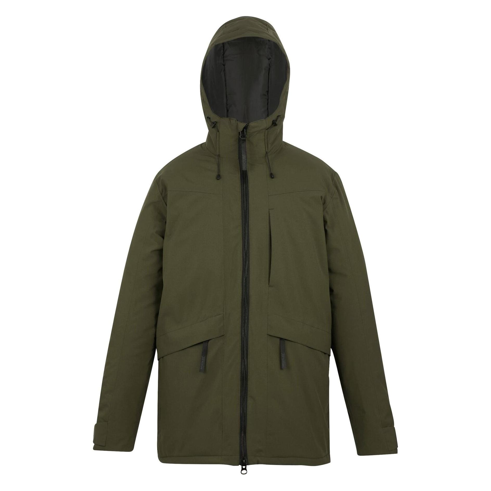 Regatta, Herren, Winterjacken, Balaton Wasserdichte Isolierte Atmungsaktive Winddichte Winterjacke, Grün, Schwarz, (3XL)