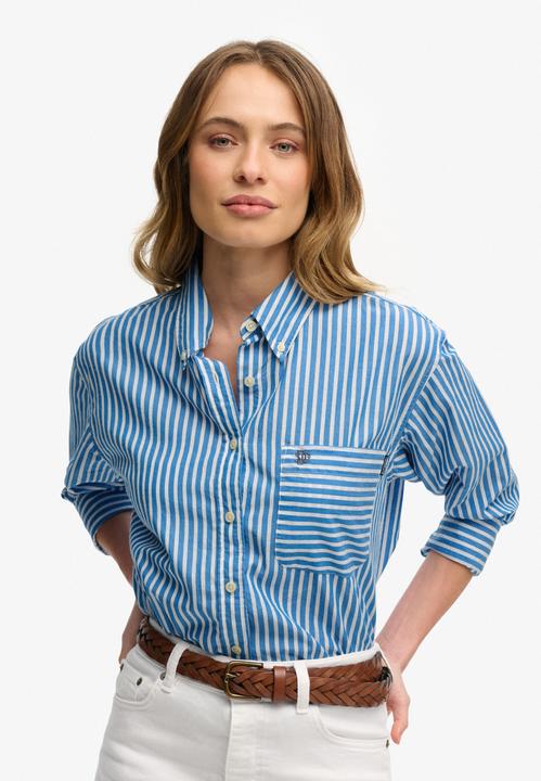 Immagine prodotto Superdry Camicia da donna in popeline a maniche lunghe (XXS)