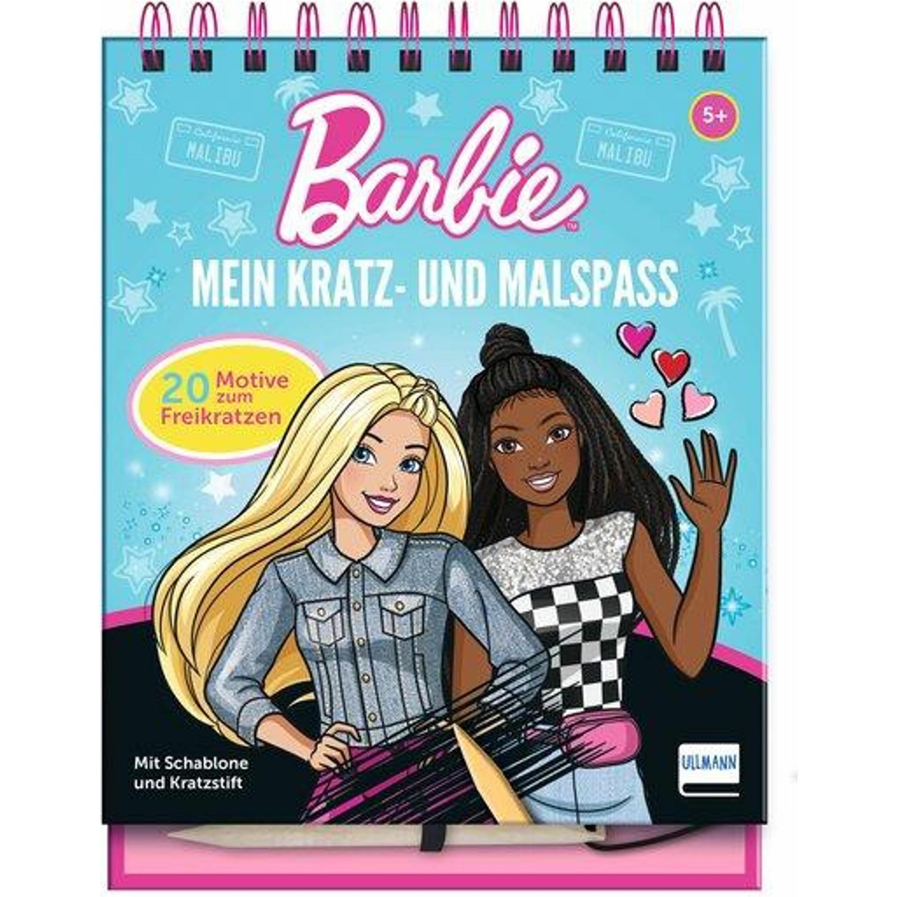Thumbnail - Mein Kratz- und Malspass - Barbie, Kinderbücher von Ullmann Medien
