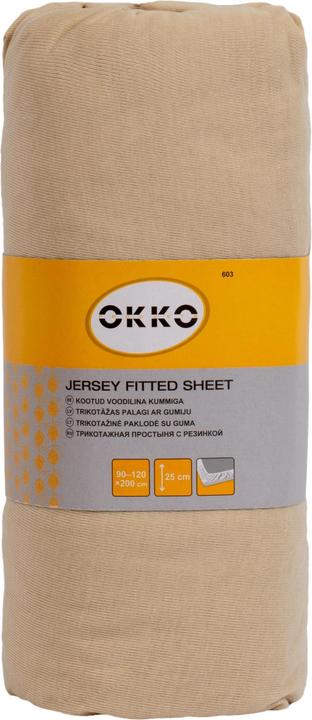 Produktbild Okko BED SHEET POLYCOTT 120X200+25CM SAND603