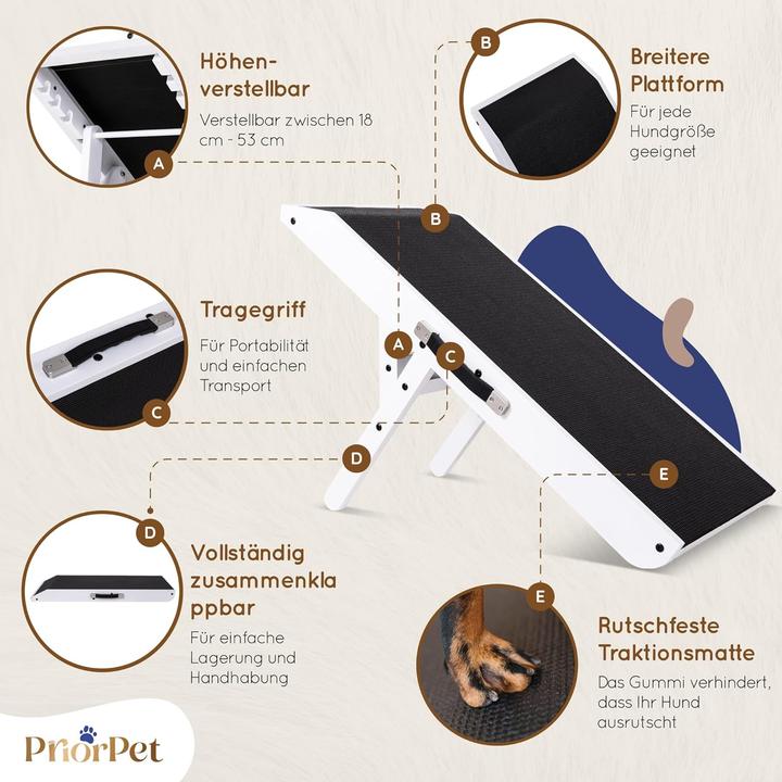 Actual product image Priopret Klappbare Hunderampe (Dog, Foldable)
