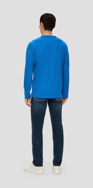 Produktbild s.Oliver T-Shirt Meliertes Langarmshirt (S)