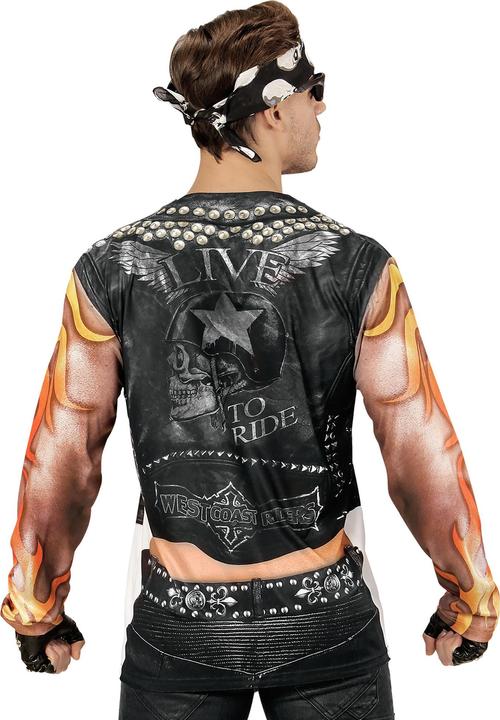 Actual product image Widmann ROCKER / BIKER (in Fotosublimation bedrucktes T-Shirt), M/L (M, L)