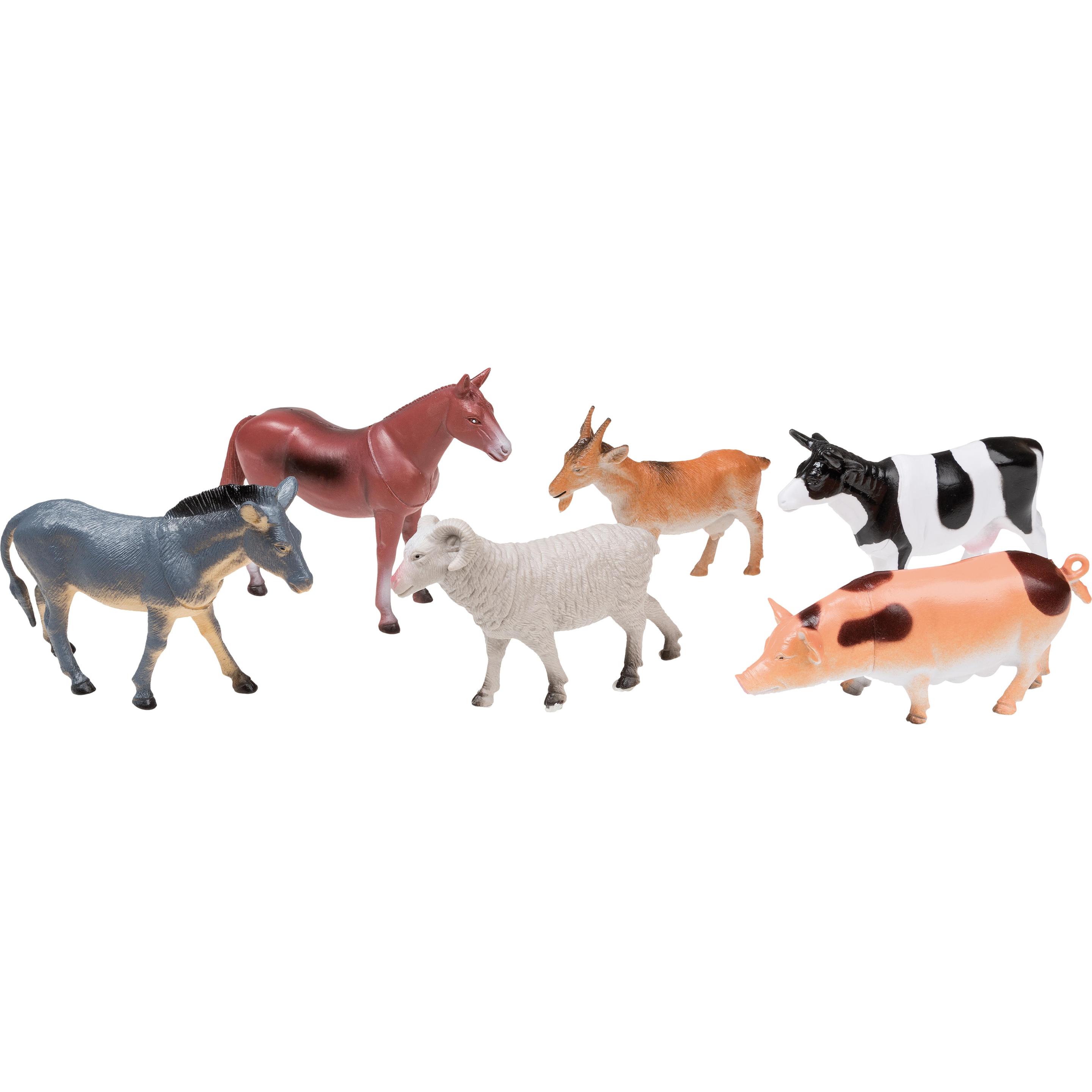 Thumbnail - Idena Spielfiguren-Set Farmtiere 15cm 6teilig