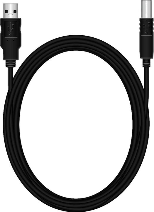 Image du produit MediaRange USB type A - USB type B (3 m, USB 2.0)