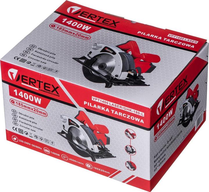Actual product image Vertex circular saw 185mm