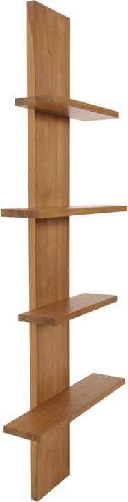 Actual product image Jamb Teak wall shelf JAM-M72 (56 x 15 x 151 cm)
