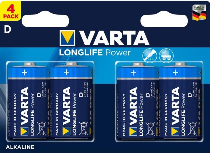 Image du produit Varta pouvoir de longue durée (4 pcs, D, 16500 mAh)