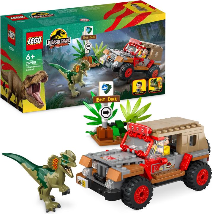 Actual product image LEGO Ambush of the Dilophosaurus (76958, LEGO Jurassic World)
