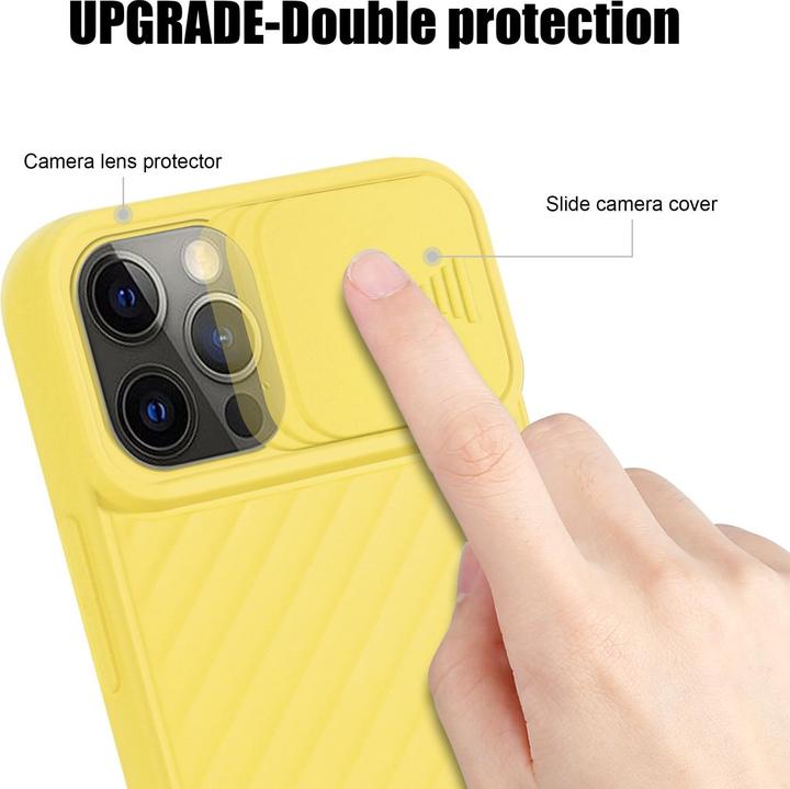 Actual product image Cadorabo TPU cover with camera protection (Apple iPhone 12 Pro Max)