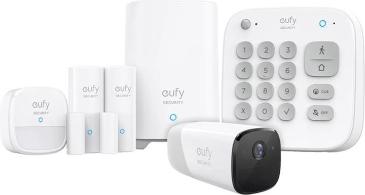 Produktbild eufy Security - 6-Piece Alarm Kit - Wit,Beveiligingssysteem - Keypad - Bewegingssensor - 2 Raam-/deursens