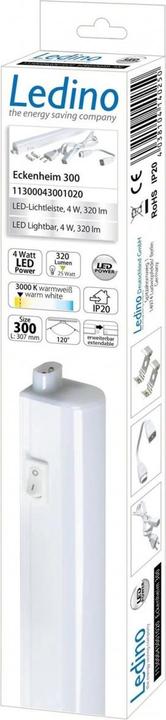 Actual product image Ledino Under-cabinet luminaire Eckenheim 300 4 Watt 3000K White (320 lm)