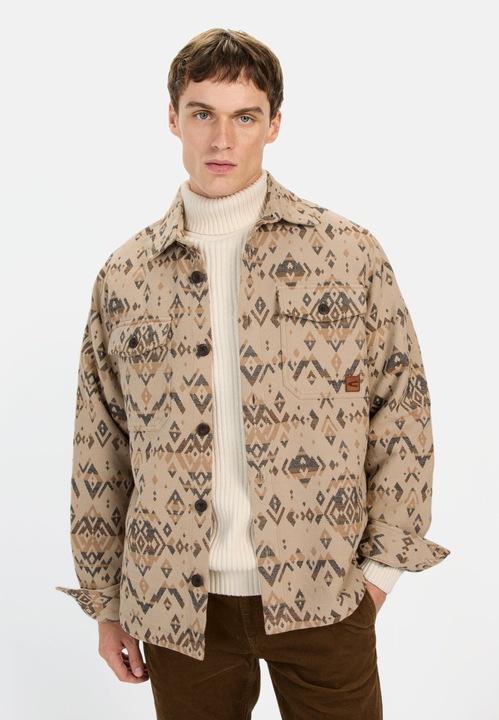 Actual product image Camel Active Overshirt with jacquard pattern (XL)