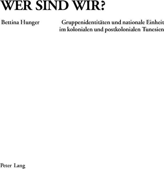 Produktbild Wer sind wir? (Deutsch, Bettina Hunger, 2005)