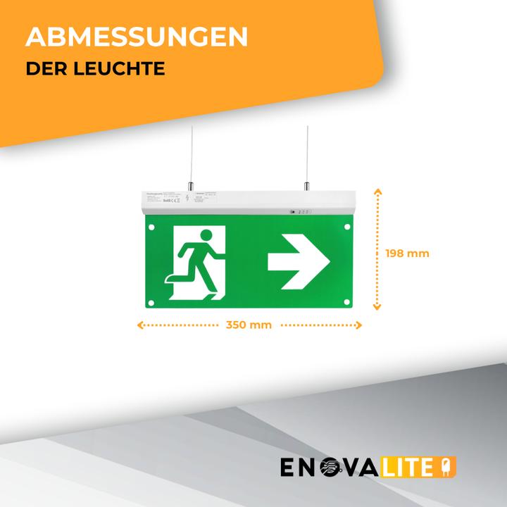 Produktbild Enovalite LED-Fluchtwegleuchte 4in1, 8 h Notlicht