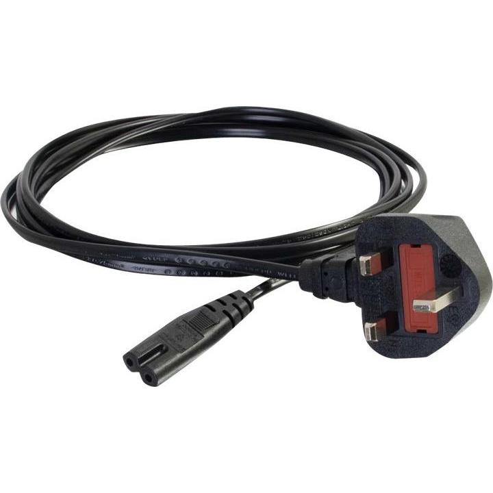Thumbnail - C2G Non-Polarised Power Cord (3 m), Stromkabel