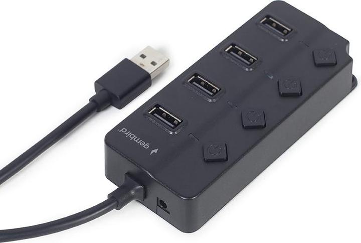 Produktbild Gembird USB 2.0 powered 4-port hub (USB-A, 4 Ports)