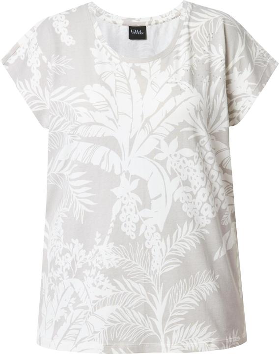 Produktbild Ulla Popken T-Shirt, Palmen, Oversized, Rundhals, Halbarm (62)