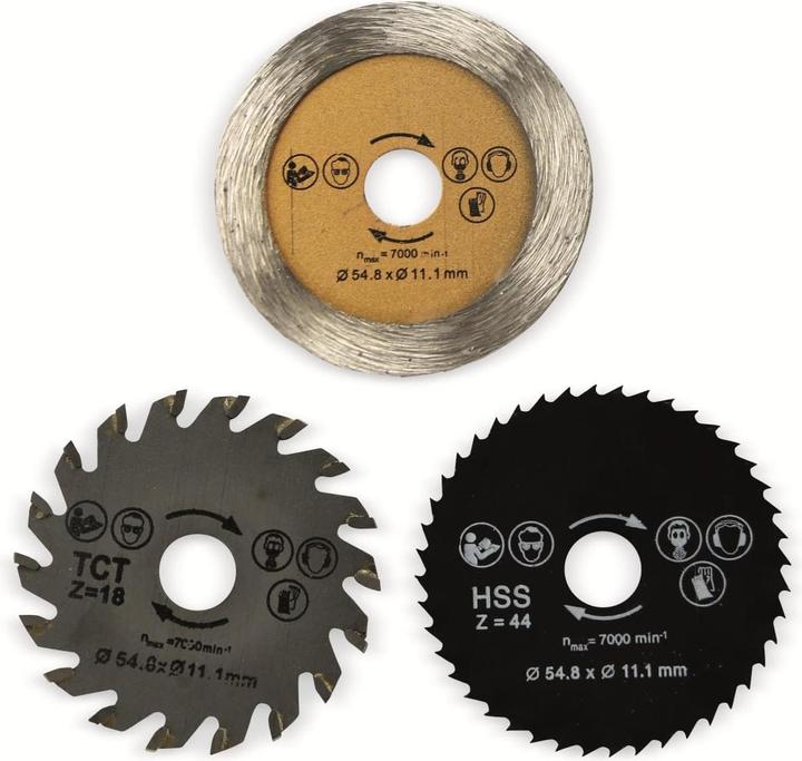 Actual product image Daytools Mini saw blades SB-54.8-3, 54.8 mm, 3-piece