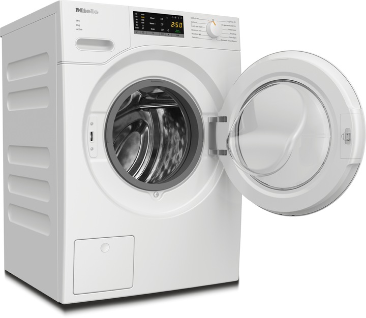 Actual product image Miele WWA120 WCS Lotosweiss 8kg Active Waschmaschine, 8kg (8 kg, Right)