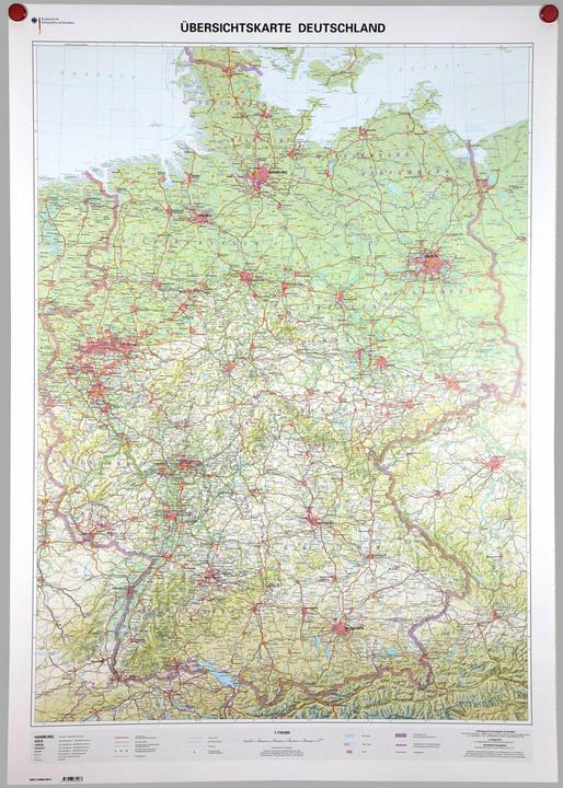 Image du produit Carte générale de l'Allemagne 1:750000 plano