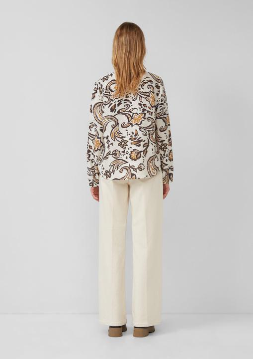 Immagine prodotto s.Oliver Bluse Strukturierte Viskosemix-Bluse mit All-over-Print (48)
