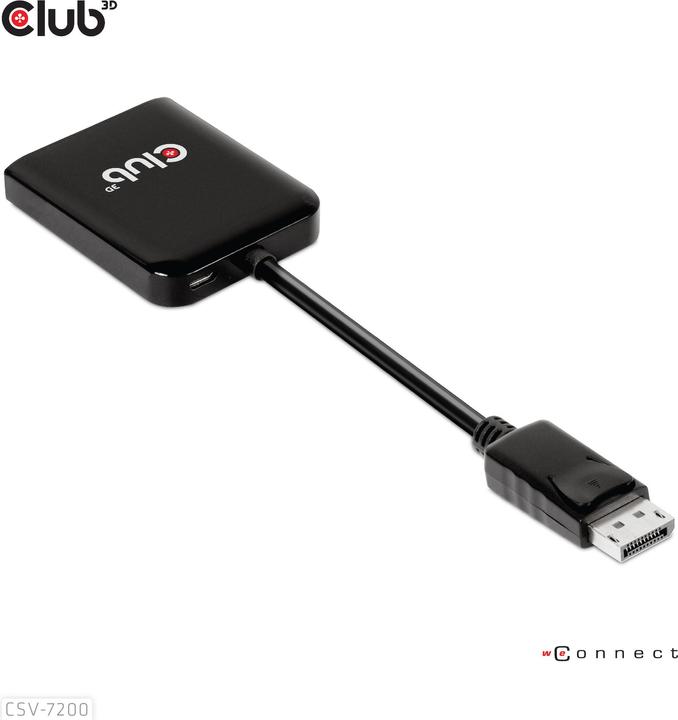 Produktbild Club 3D Club3D Multi Streaming Transport Hub 1xDP -> DP/HDMI (HDMI, 6.20 cm)