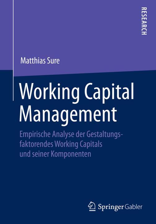 Produktbild Working Capital Management (Deutsch, Matthias Sure, 2014)