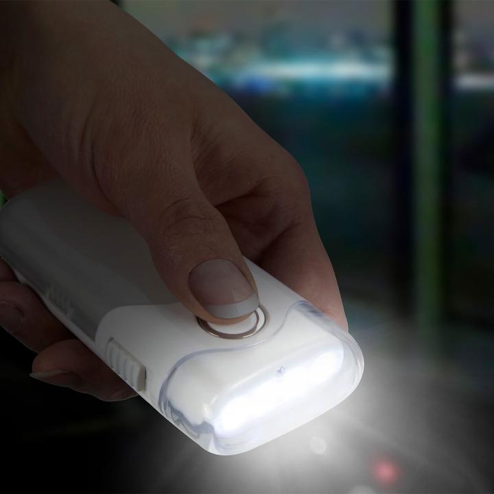 Produktbild Alecto 2er-Set Akku LED-Taschenlampe mit Einschaltautomatik, 20lm, weiss (20 lm)