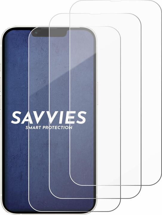 Immagine prodotto Savvies Vetro Temperato Pellicola Protettiva (3 Pezzo/i, Apple iPhone 13)