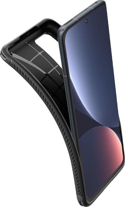 Produktbild Spigen RUGGED ARMOR XIAOMI 12/12X MATTE Juodas (Xiaomi 12, Xiaomi 12X)