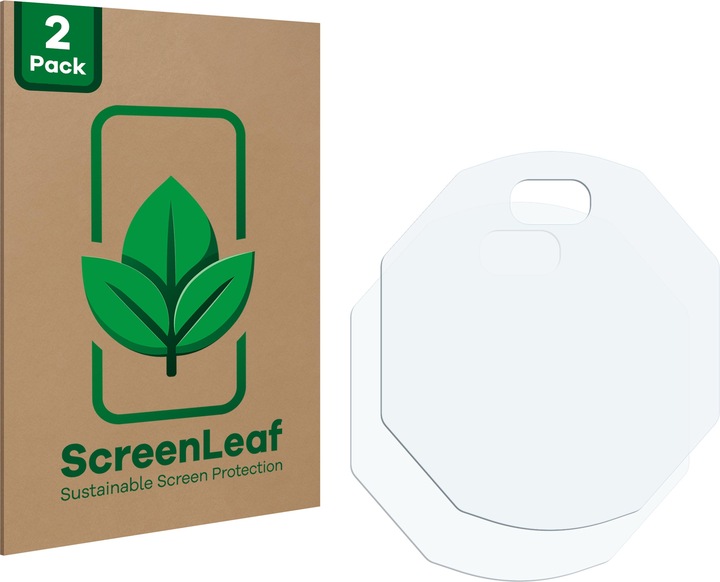 Actual product image ScreenLeaf Protective film sustainable screen protector screen protector film clear transparent (2 Piece, Blackview BL8800 5G)