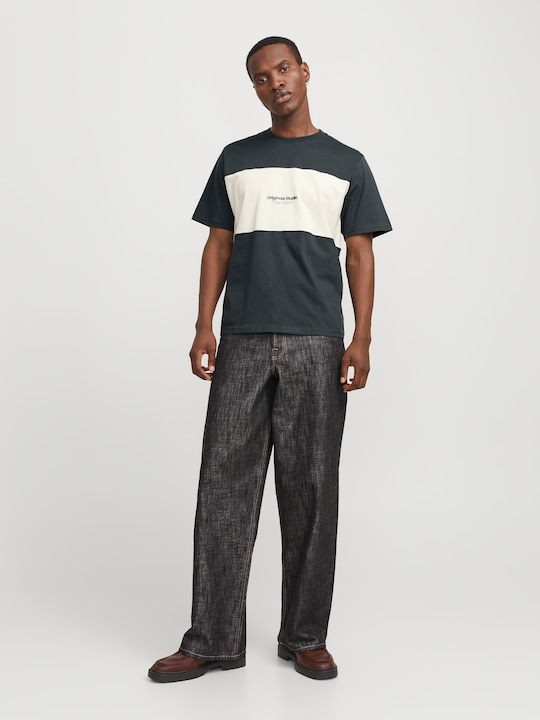 Actual product image Jack & Jones Jorvesterbro Block Tee Ss Crew Styd Aw24 (M)