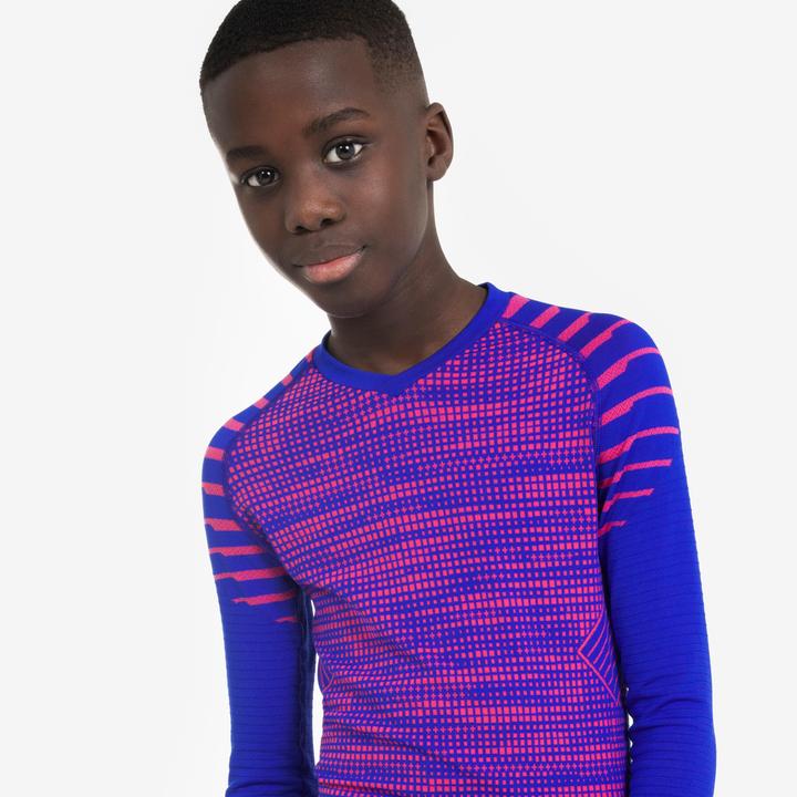 Actual product image Kipsta Kids football functional shirt short sleeve - Keepdry black (140)