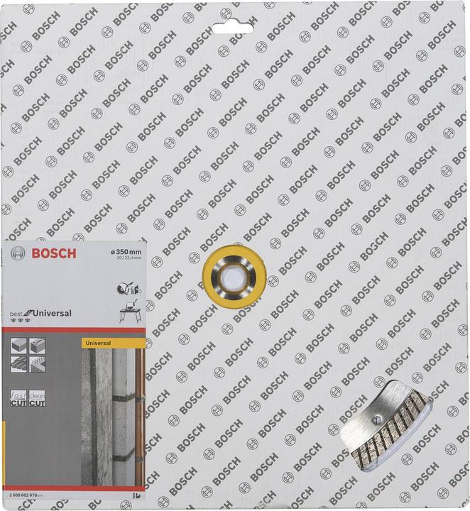 Produktbild Bosch Professional Zubehör Diamanttrennscheibe Best for Universal Turbo, 350 x 20,00/25,40 x 3,2 x 12 mm
