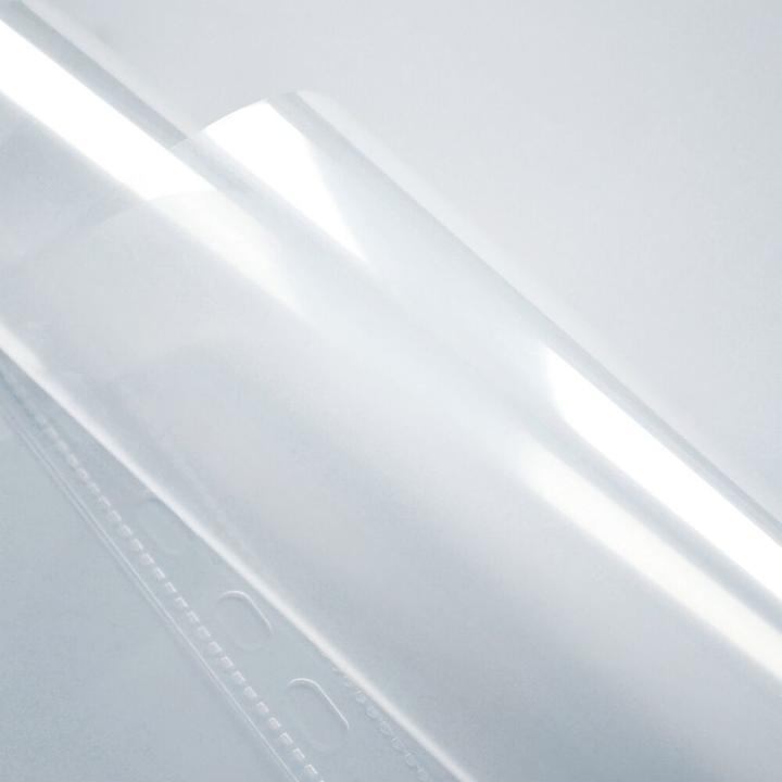 Productafbeelding Elba Brochurehoes, supersterk, DIN A4, 0,14 mm, glashelder van PP, open top, Europerforatie (A4, 10x)